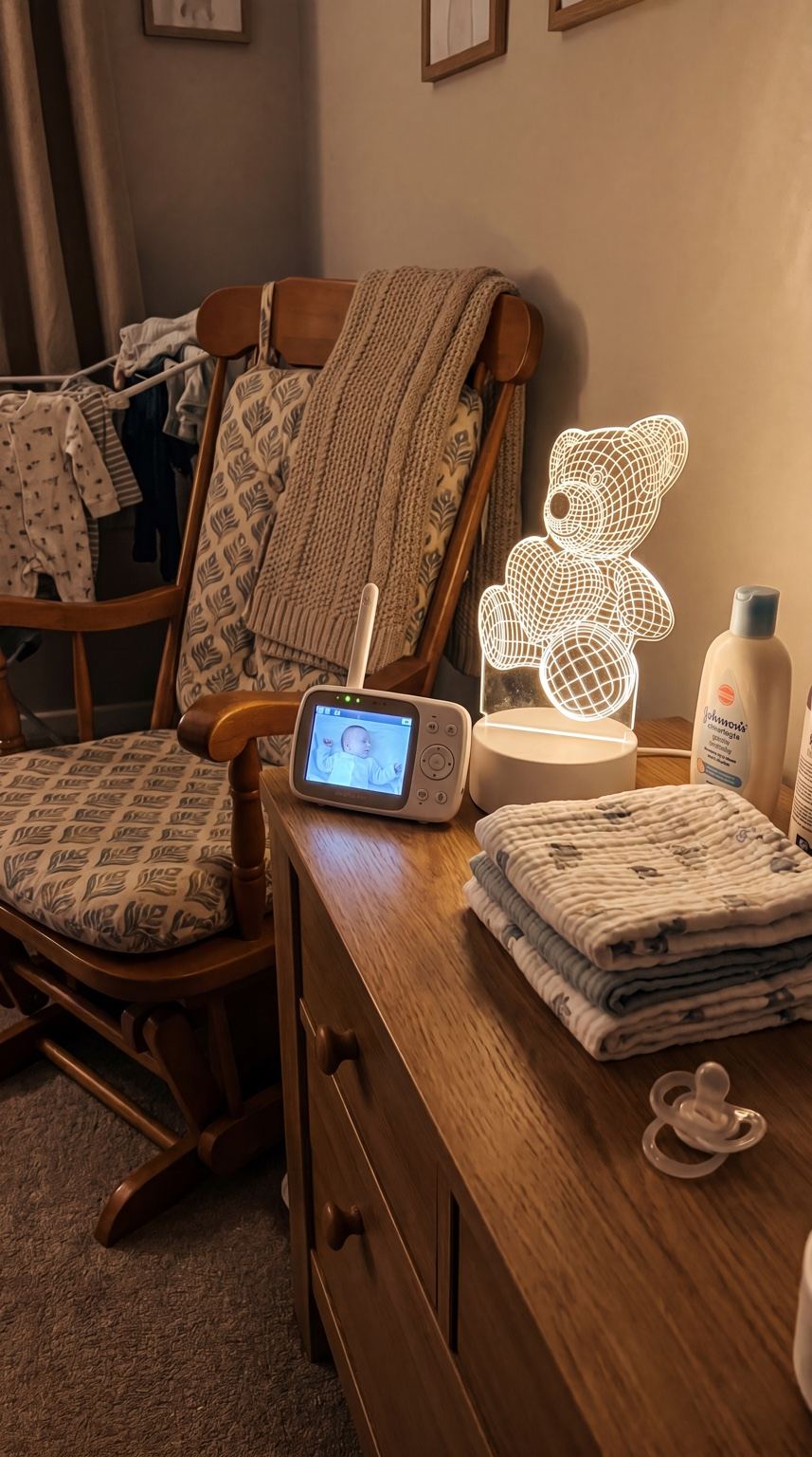 Teddy Bear Night Light — Handmade by Bruce
